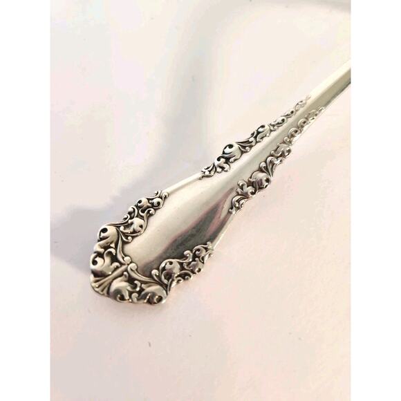 ROGERS BROS Antique BERKSHIRE Pattern Silverplate Berry/Casserole Spoon 1847 - Picture 6 of 10